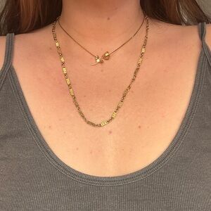 Elegant Gold Necklaces with jewelry box